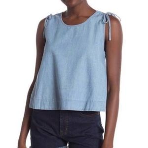 Madewell denim sleeveless top